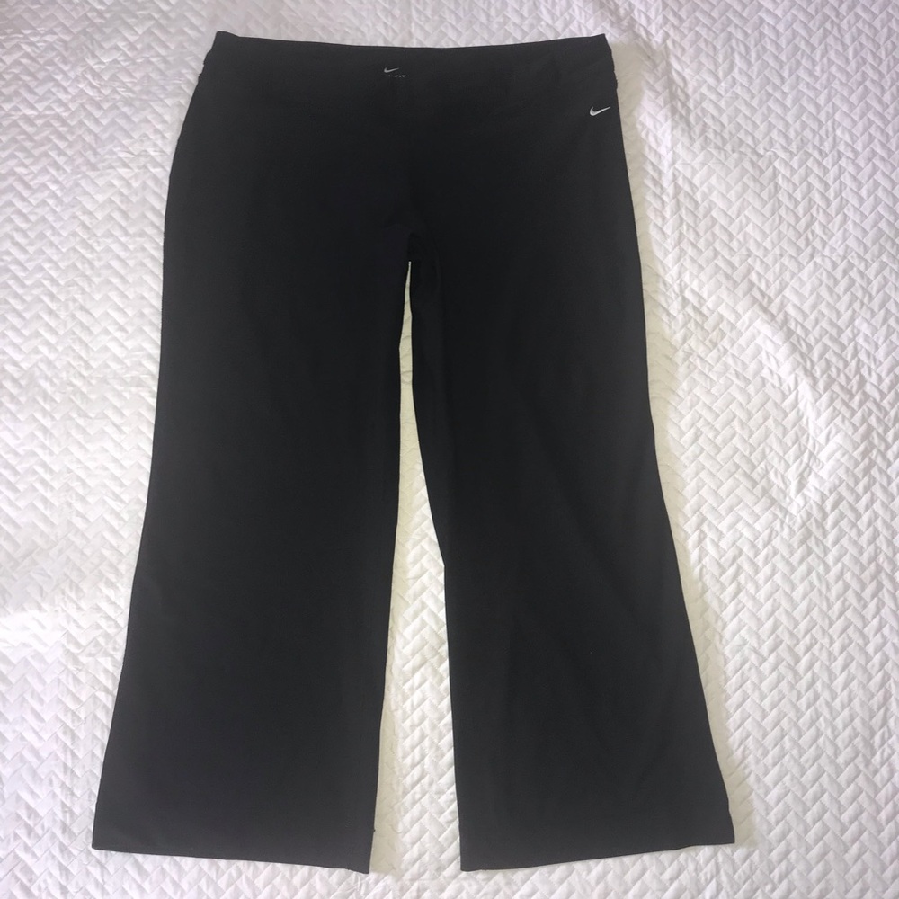 Nike Dri Fit Athletic Pants 3X Black Yoga Dry Plus